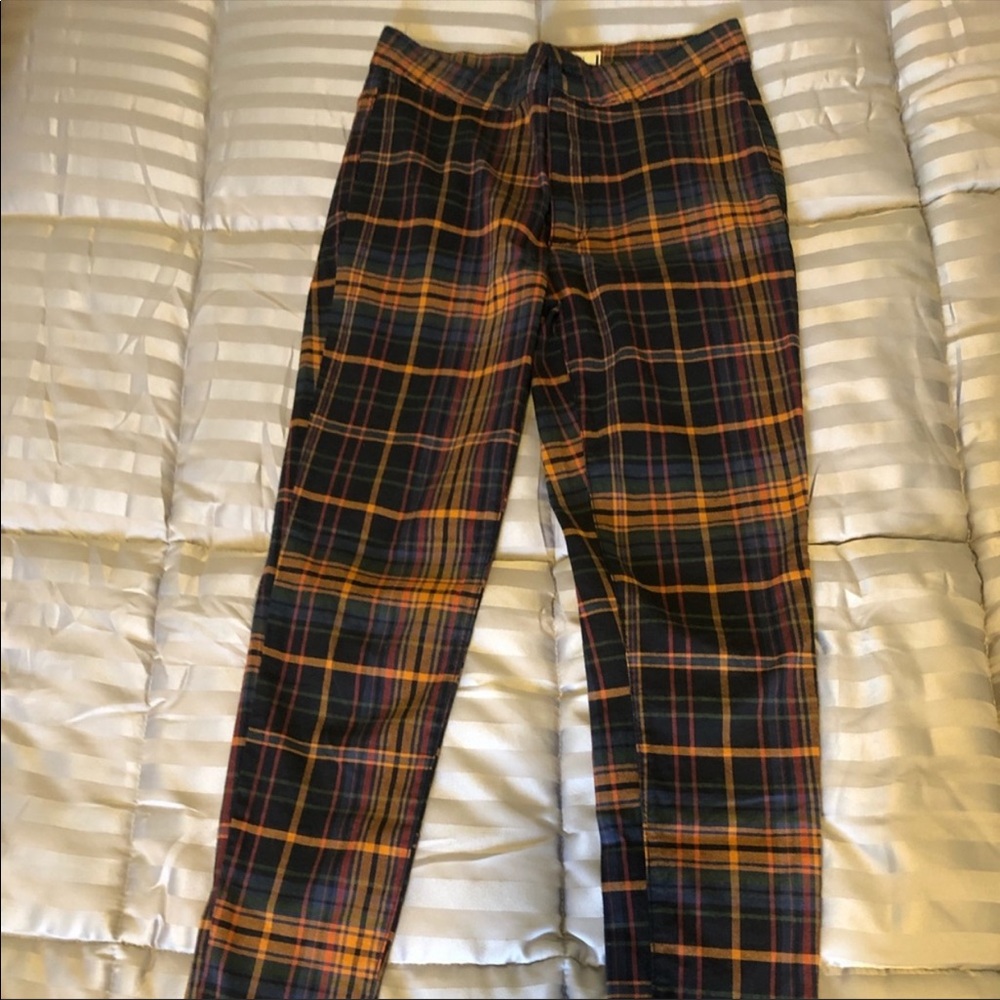 Free People Plaid Pants